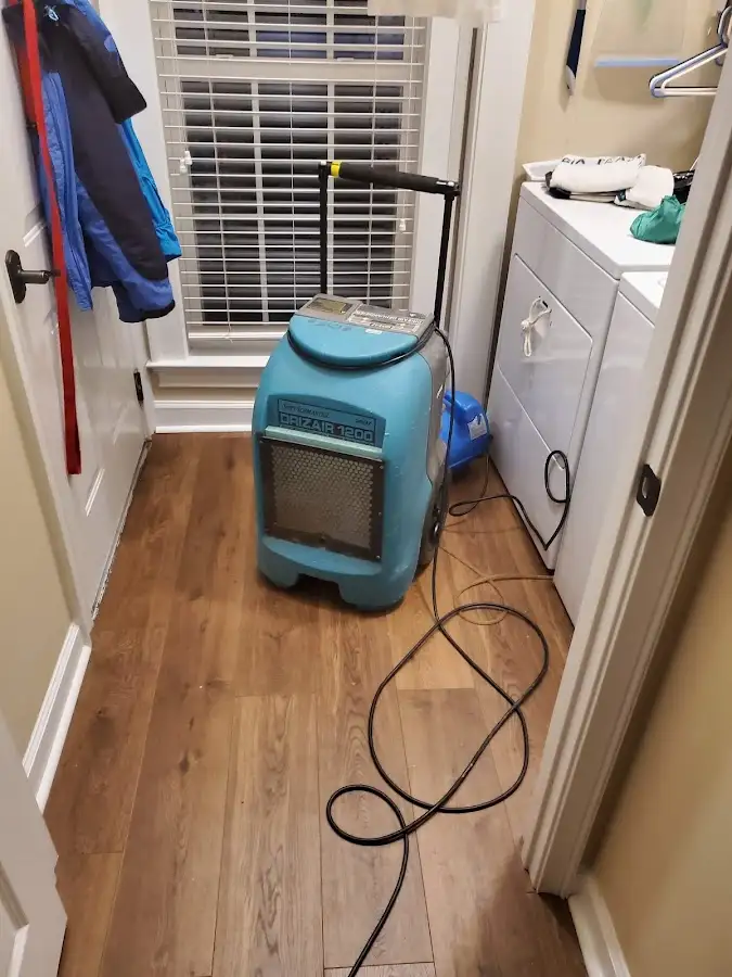 Commercial dehumidifier deployed for Flood Damage Cleanup in Ettrick