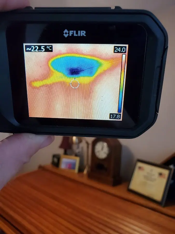 Thermal imaging inspection for water damage in Ettrick